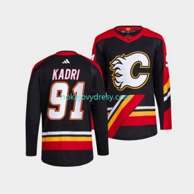 Pánské Hokejový Dres Calgary Flames Nazem Kadri 91 Adidas 2022-2023 Reverse Retro Červené Authentic